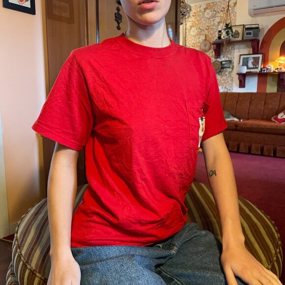 Mac Demarco RARE weird summer print cotton Viceroy pocket tee! - Picture 7 of 14